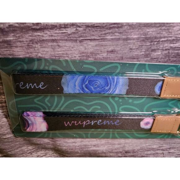 *5 for $25* EcoVision‎ 2 Pack Keychain Lanyard Wristlet Floral Inspire Me - Picture 2 of 7